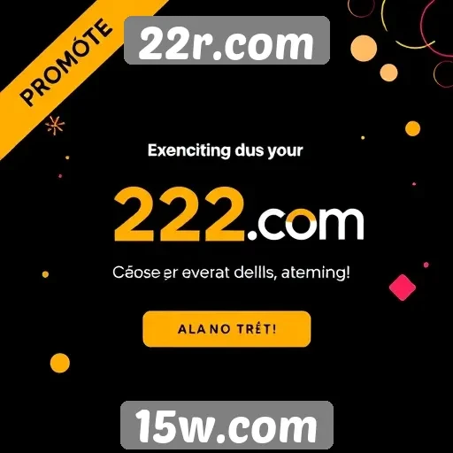 Plataforma 22r.com oferece promoções exclusivas para usuários