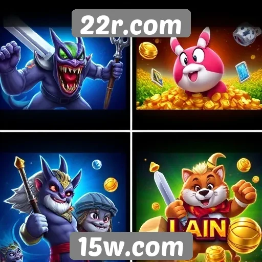 Comparação de jogos disponíveis no 22r.com